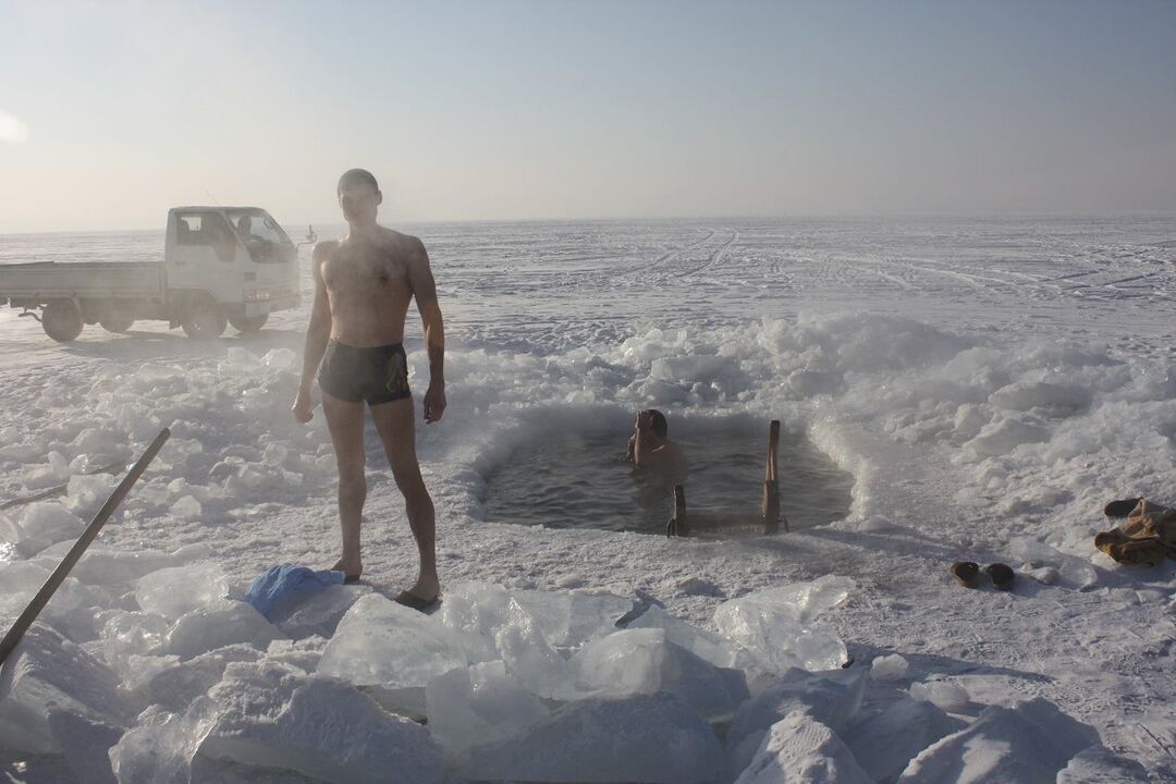 The man is cold